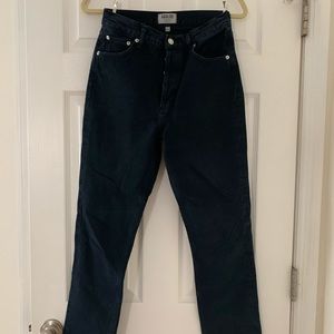 AGOLDE Remy High Rise Straight in Satellite